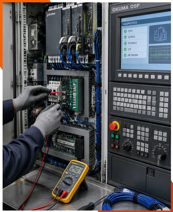 Ремонт систем ЧПУ Okuma OSP в Элисте